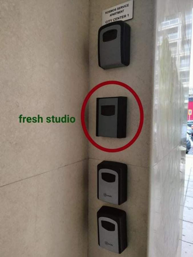 City Center Fresh Studio #Self Check In# Apartment Tesalonika Bagian luar foto